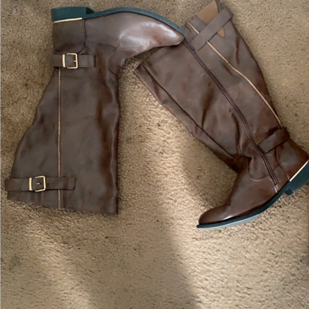 EXTRA WIDE FIT Rue Exposed Back Rider Boot Horse 🐎 - Picture 7 of 11